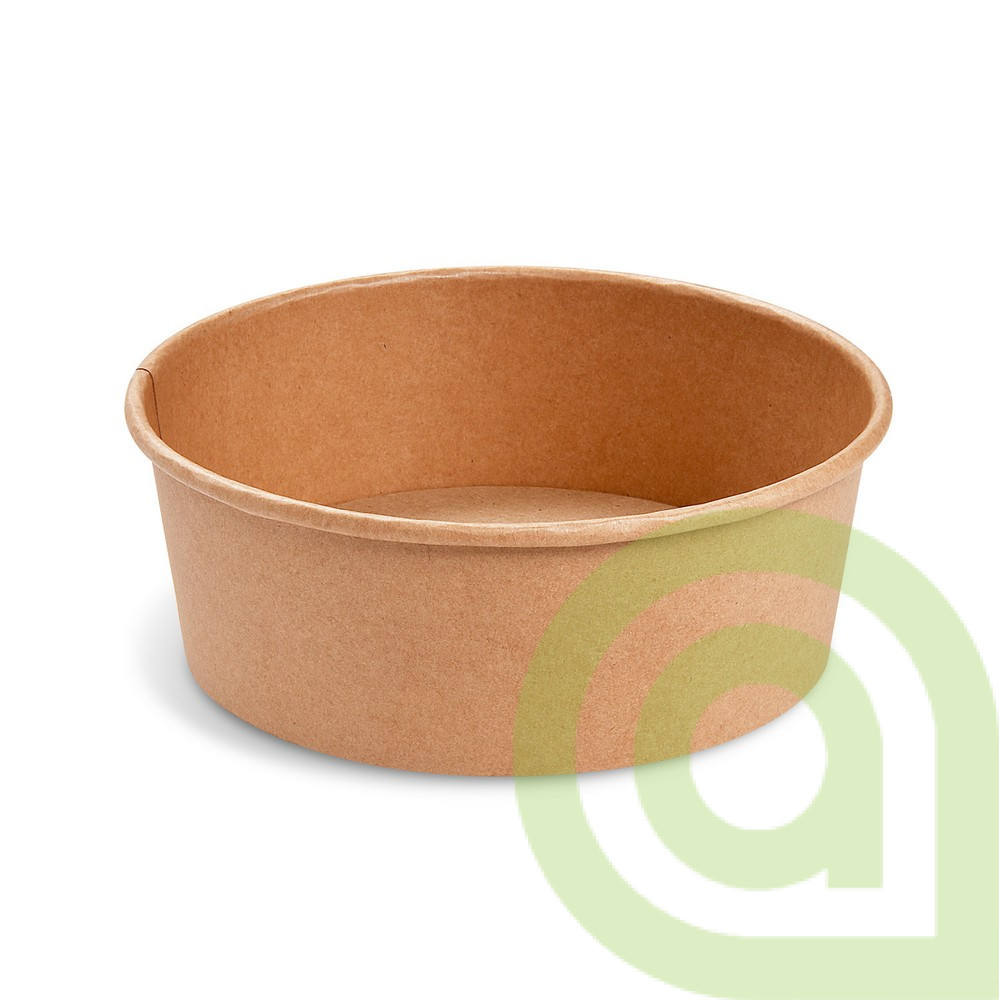 Papierová miska (PAP/PE) kraft, O185mm 1300ml, 50ks