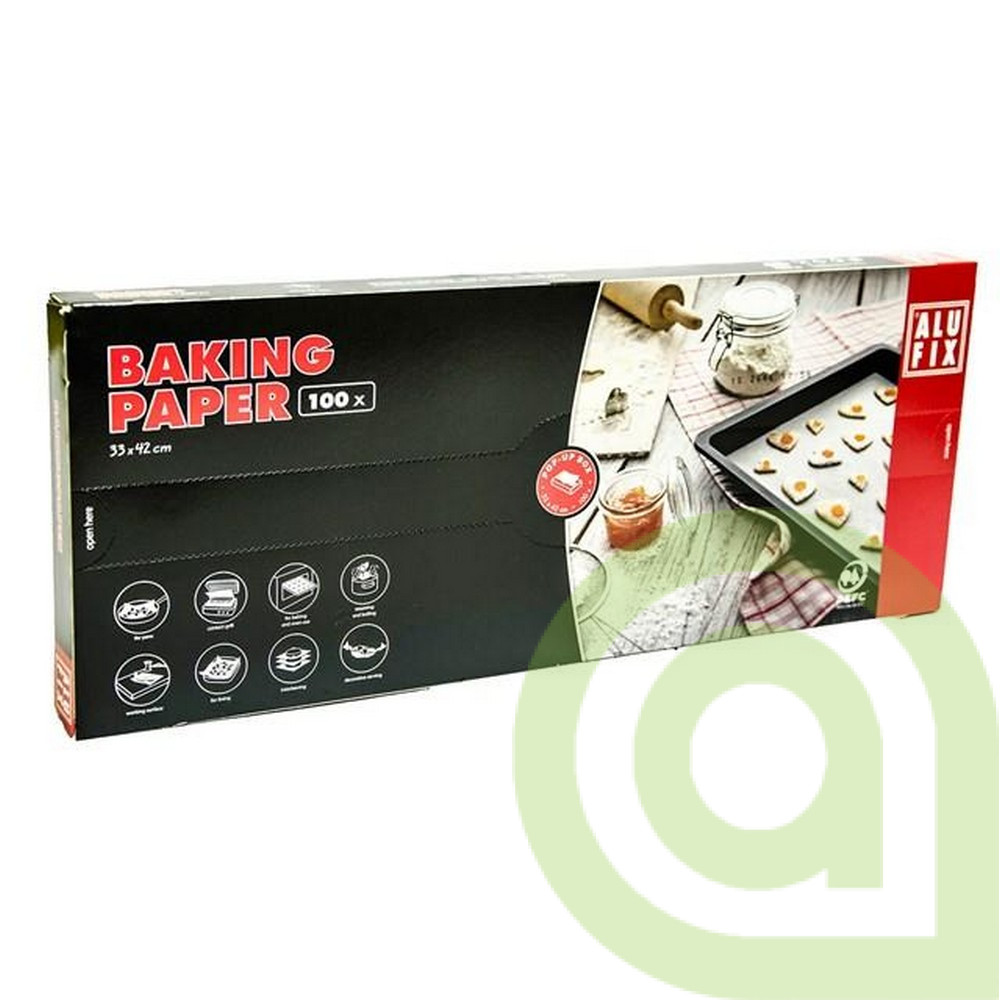 Papier na pečenie hárkovaný, 33x42cm box 100ks