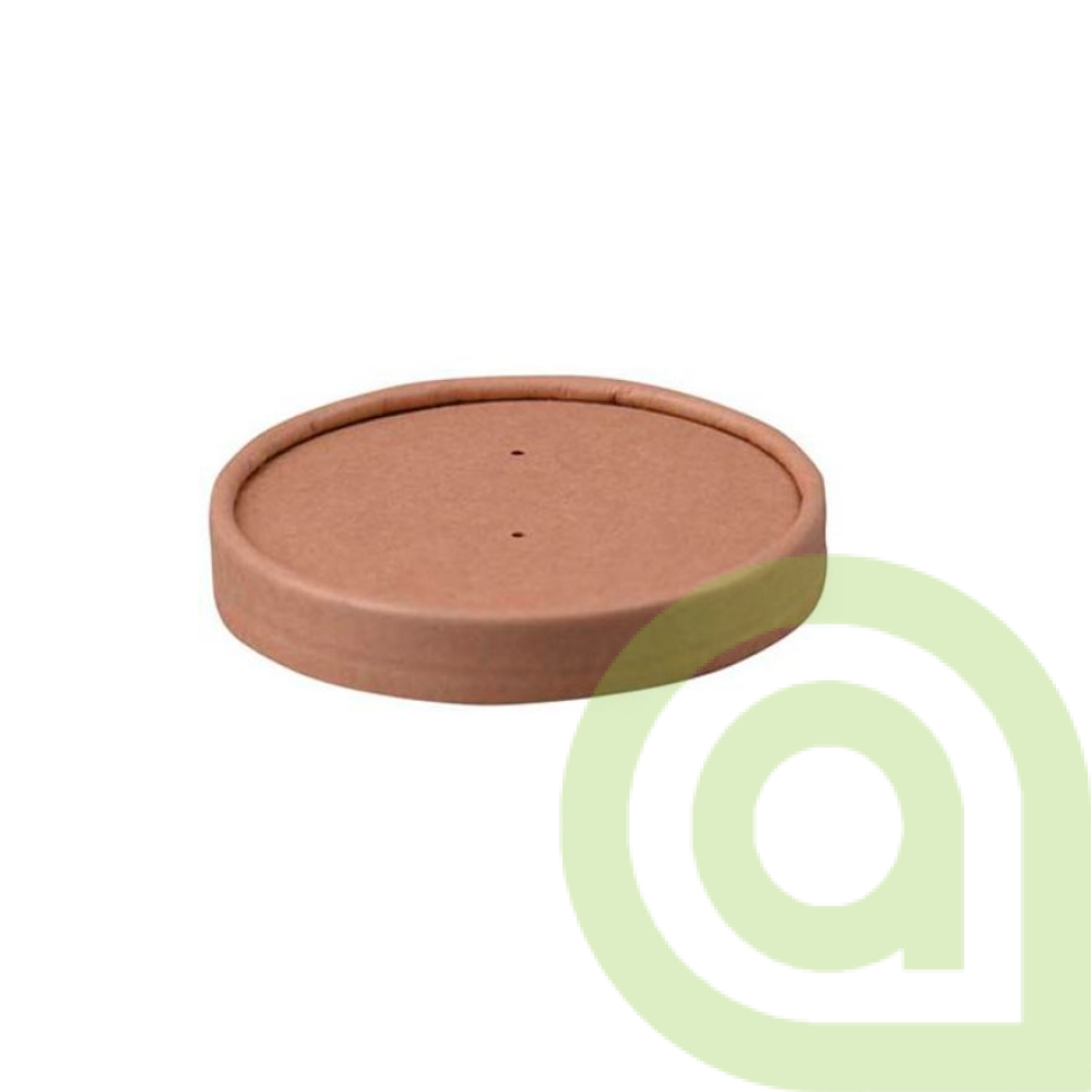 PAPIEROVE VIEČKO PRE MISKU HNEDÝ KRAFT 470ML 25ks