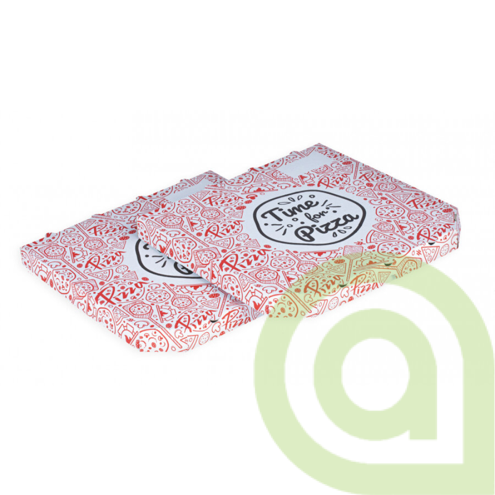 KRABICA NA PIZZU TIME 32 X 32 X 3 CM 100ks