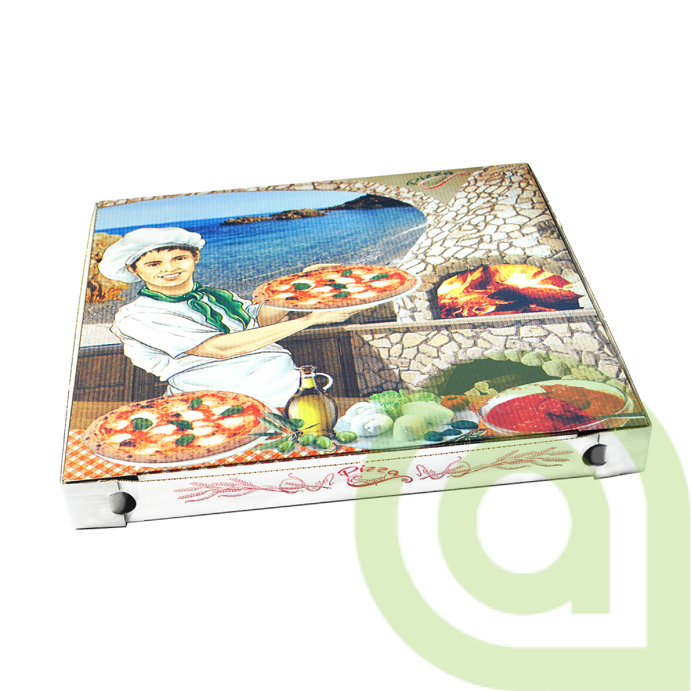 KRABICA NA PIZZU 40 X 40 X 4 CM 50ks