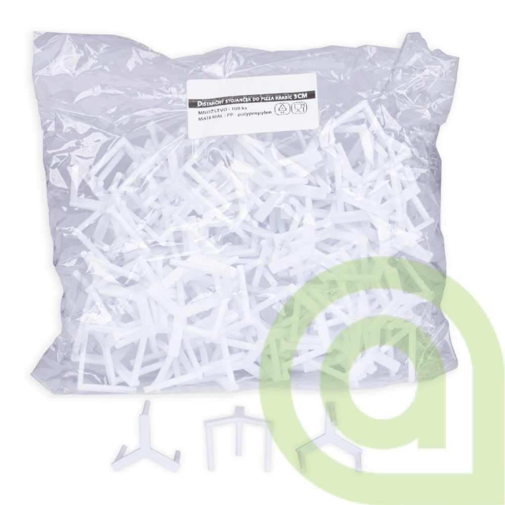 PLASTOVÝ DIŠTANČNÝ STOJANČEK 3 CM 100ks