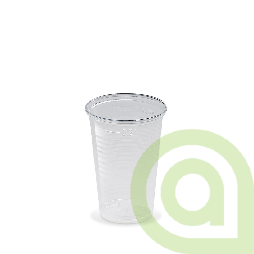 POHÁR (PP) PRIEHĽADNÝ 0,2 L 100ks