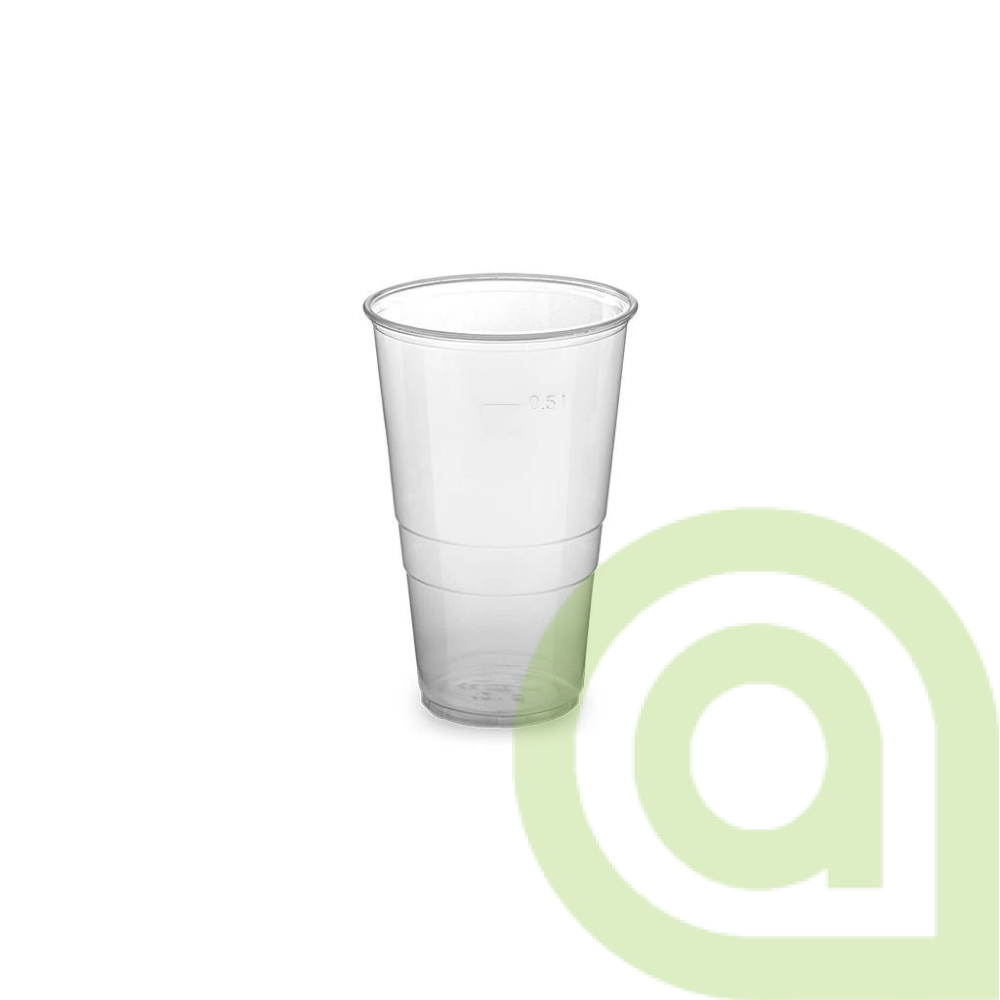 POHÁR (PP) PRIEHĽADNÝ 0,5 L 50ks