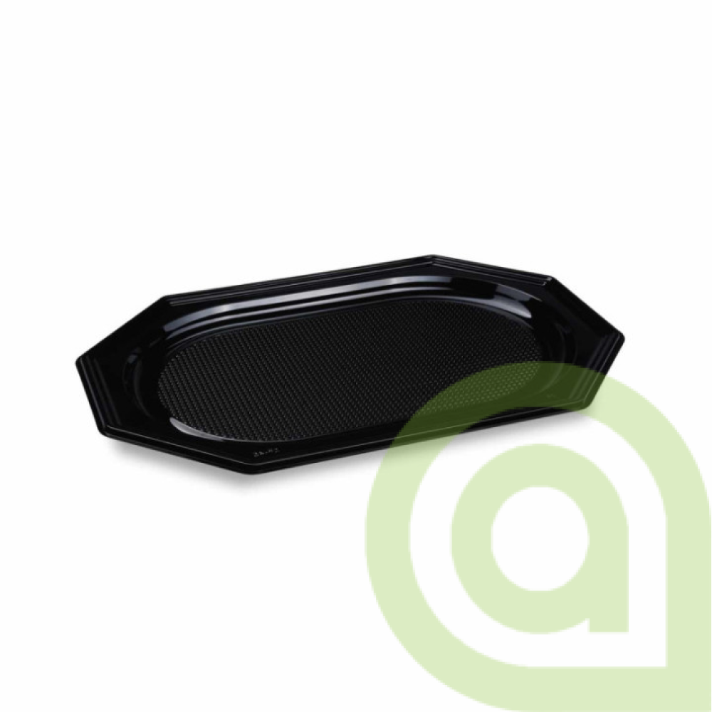 PODNOS (RPET) OVÁLNY ČIERNÝ 45 CM 10ks