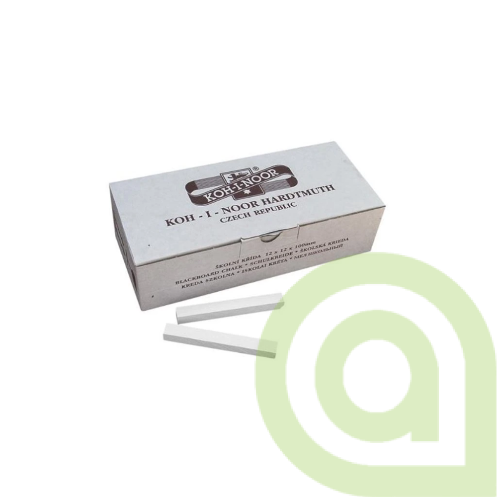 KOH-I-NOOR BIELE KRIEDY NA TABUĽU 12ks