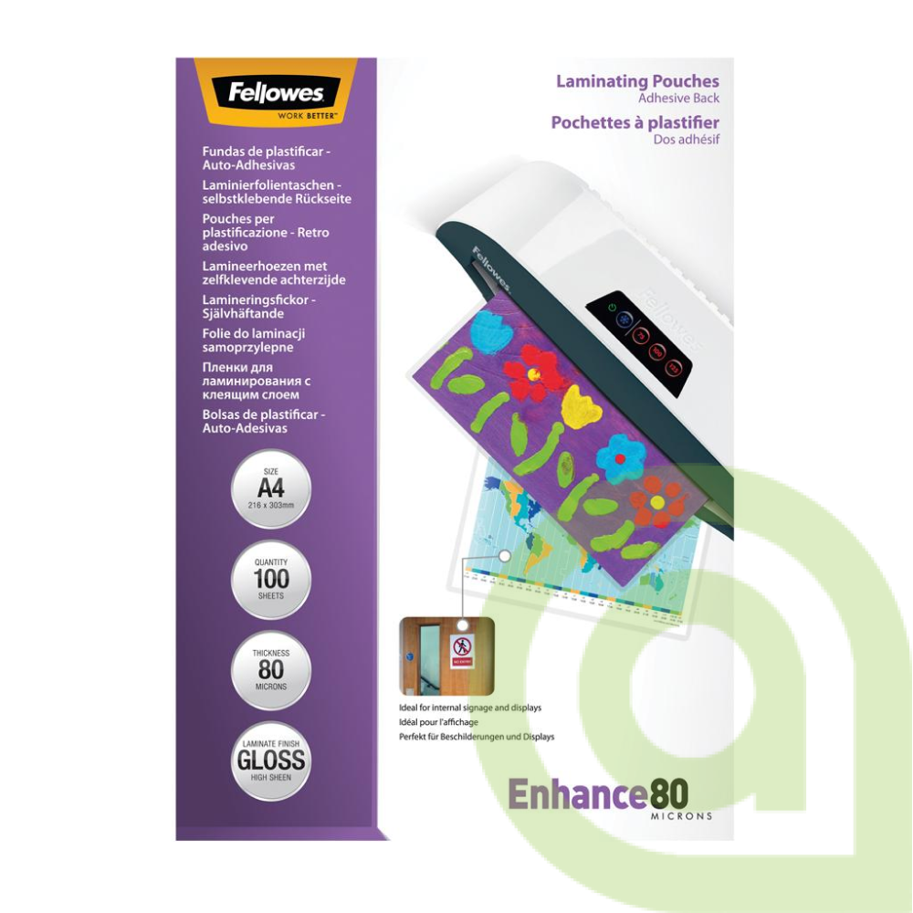 FELLOWES FÓLIE LAMINOVACIA ZA TEPLA A4 100ks