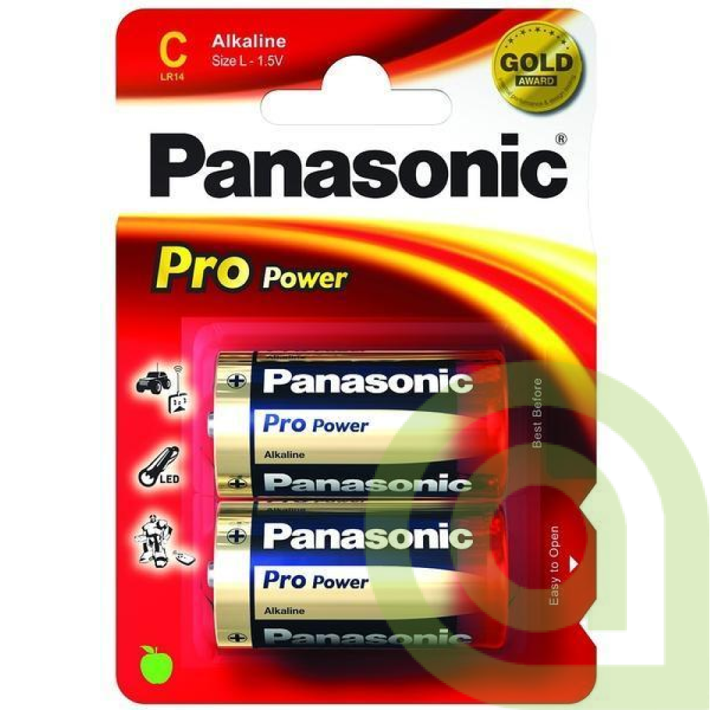 PANASONIC PRO POWER ALKALICKÉ BATÉRIE 2ks
