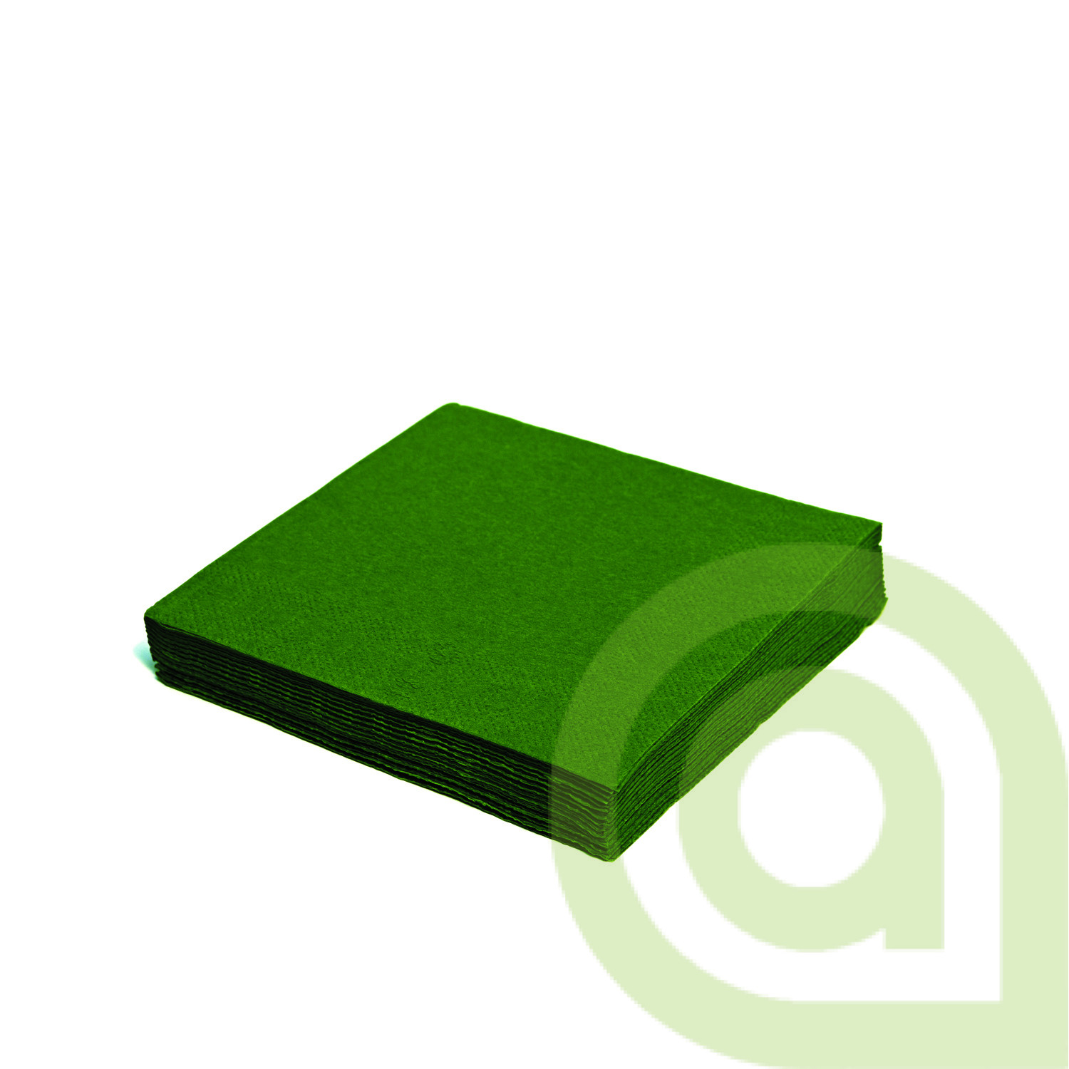 SERVÍTKY 2-VRSTVÉ 24 X 24 CM Zelené 250ks