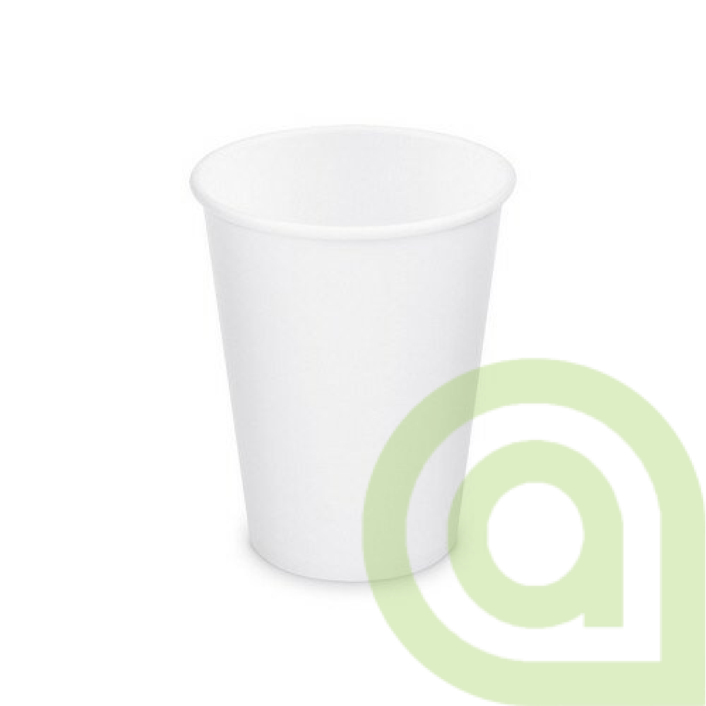 PAPIEROVÉ POHÁRE BEZ POTLAČE BIELE M 50ks