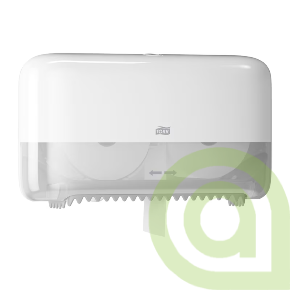 Tork Mid-size Twin zásobník na bezdutinkový toaletný papier biely