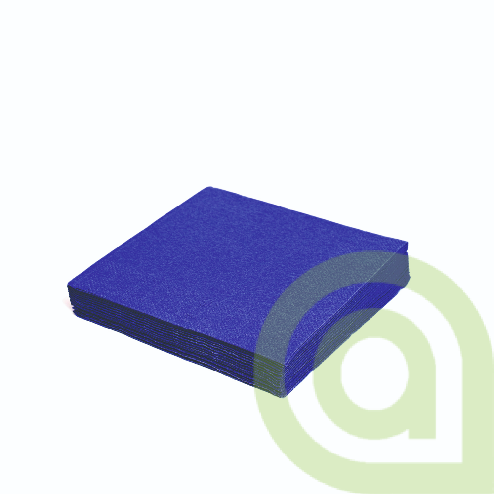 SERVÍTKY 2-VRSTVÉ 33 X 33 CM tmavomodré 50ks