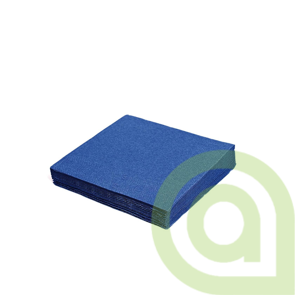 Servítky 2- vrst.,33x33cm tmavomodre, 250ks