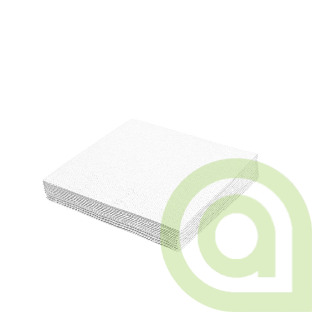 Servítky 3-vrstvové, 40x40cm biele, 250ks