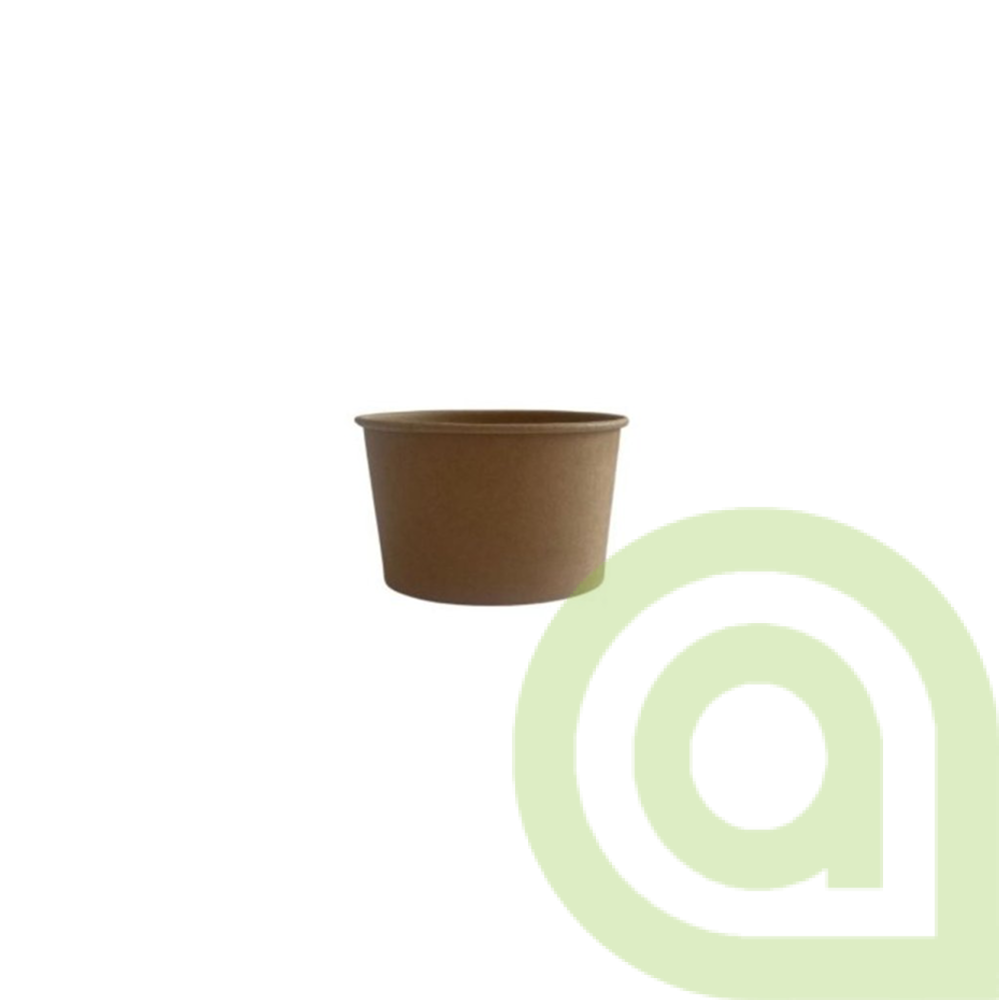 Miska hnedý kraft 245 ml, 25ks