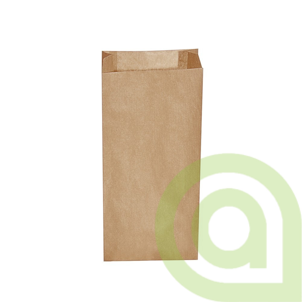 Papierové vrecko s bočným skladom hnedé