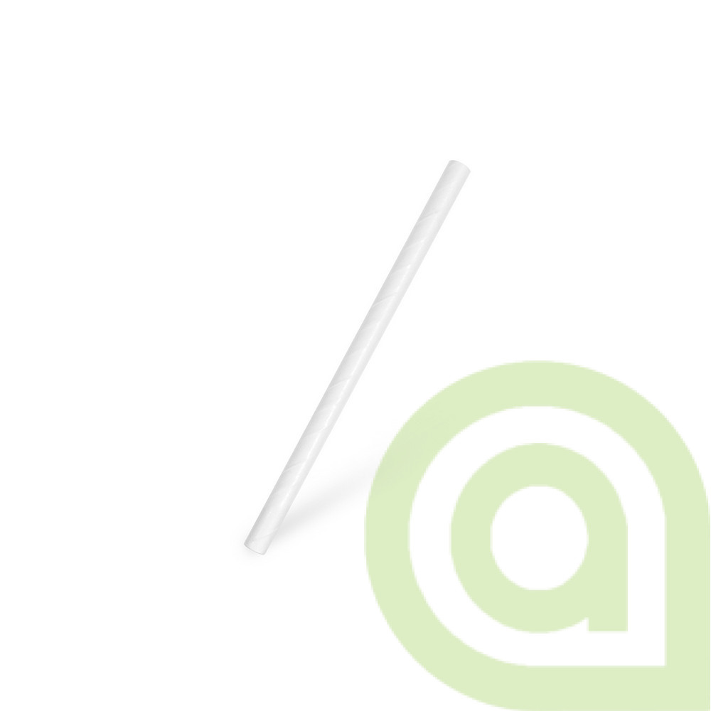 Slamka papierová biela JUMBO 8mm x 15cm 100ks