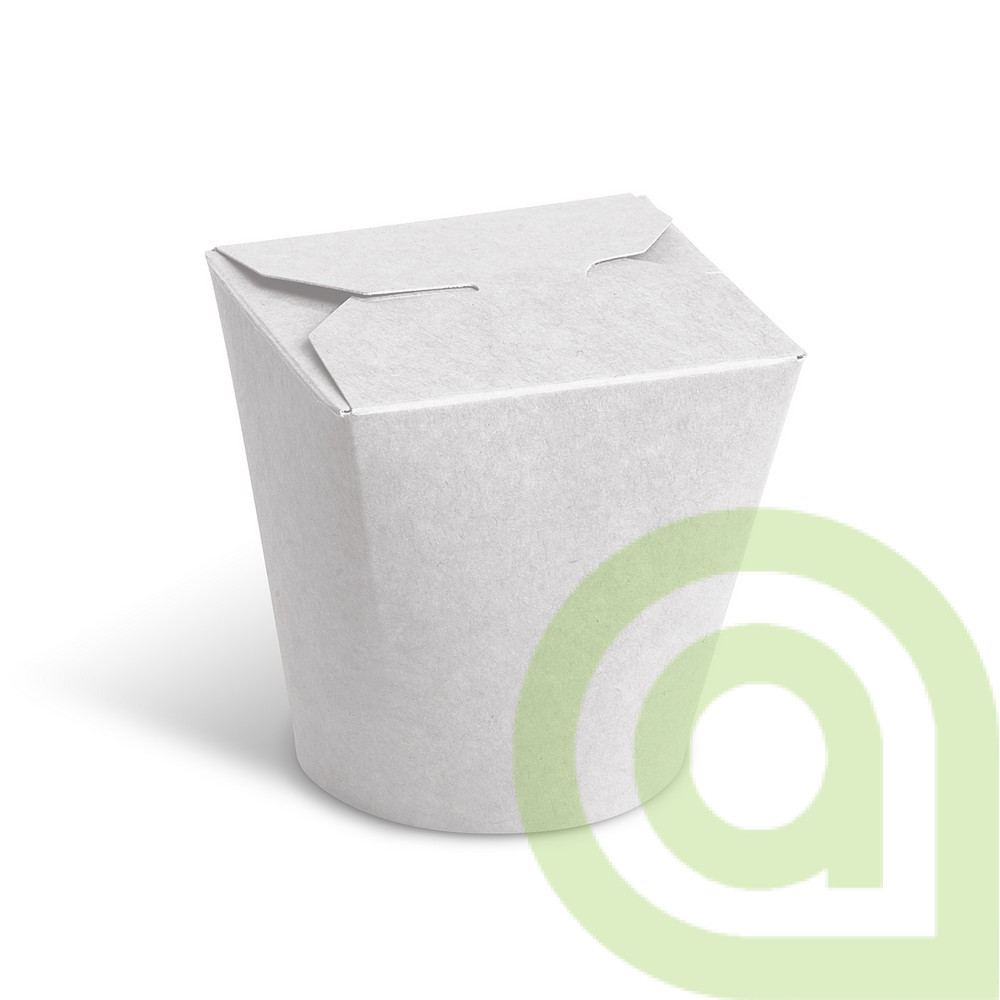 Food box Asia (PAP/PE) biely, 750ml/26oz, 50ks