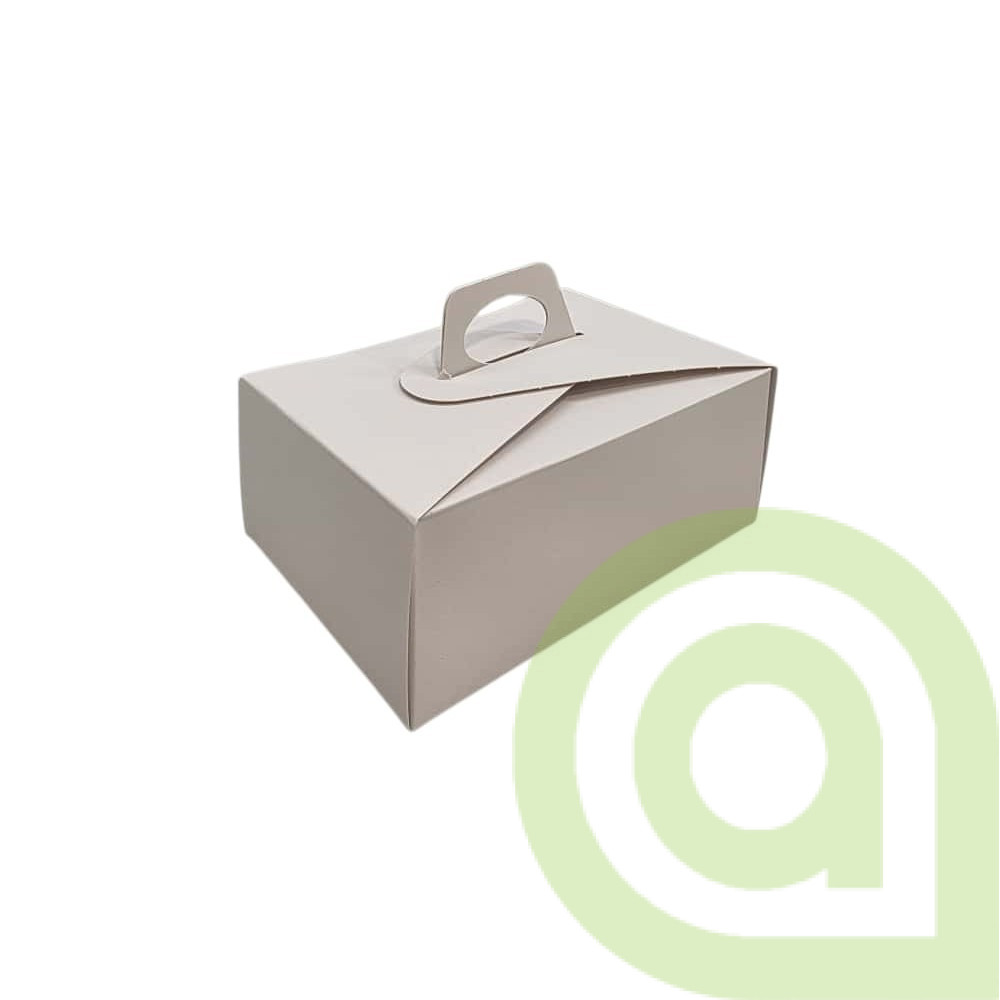 Nosička malá na zákusky B/B, 20x14x8cm, biela, 1ks