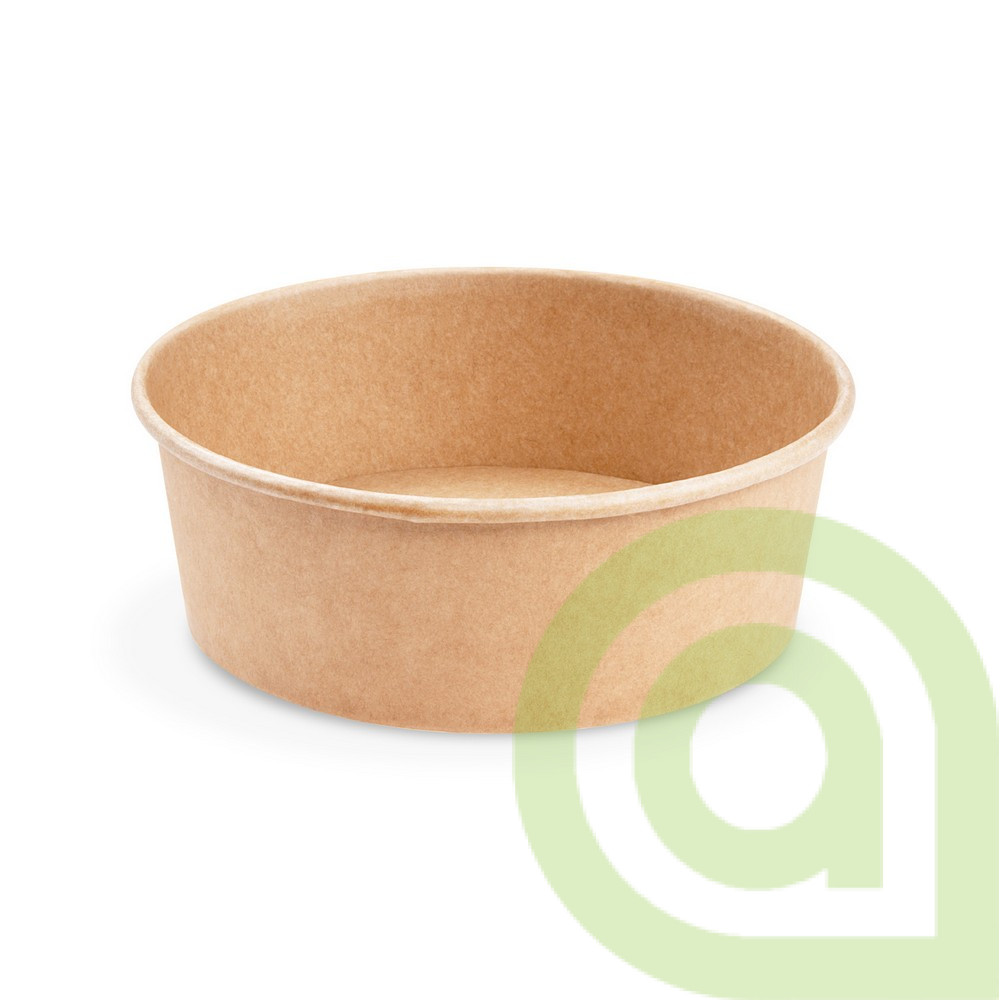 Papierová miska (PAP FSC Mix/PE) kraft O185mm 1300ml, 50ks