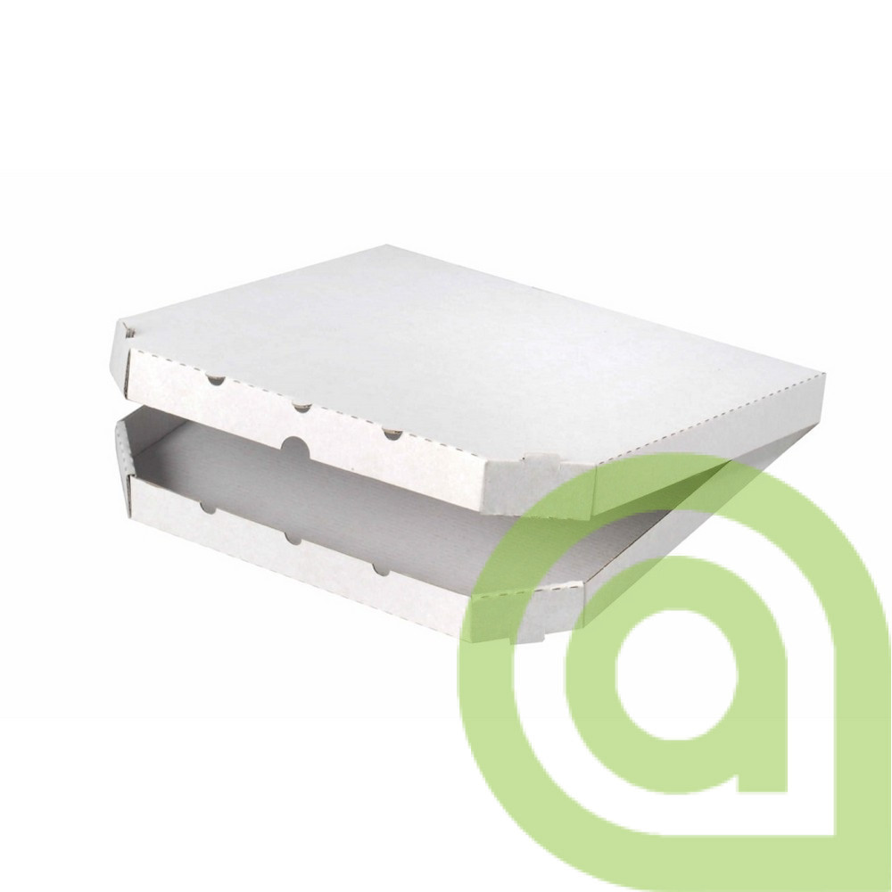 Krabica na pizzu biela 50x50x4,5cm, biela, 50ks