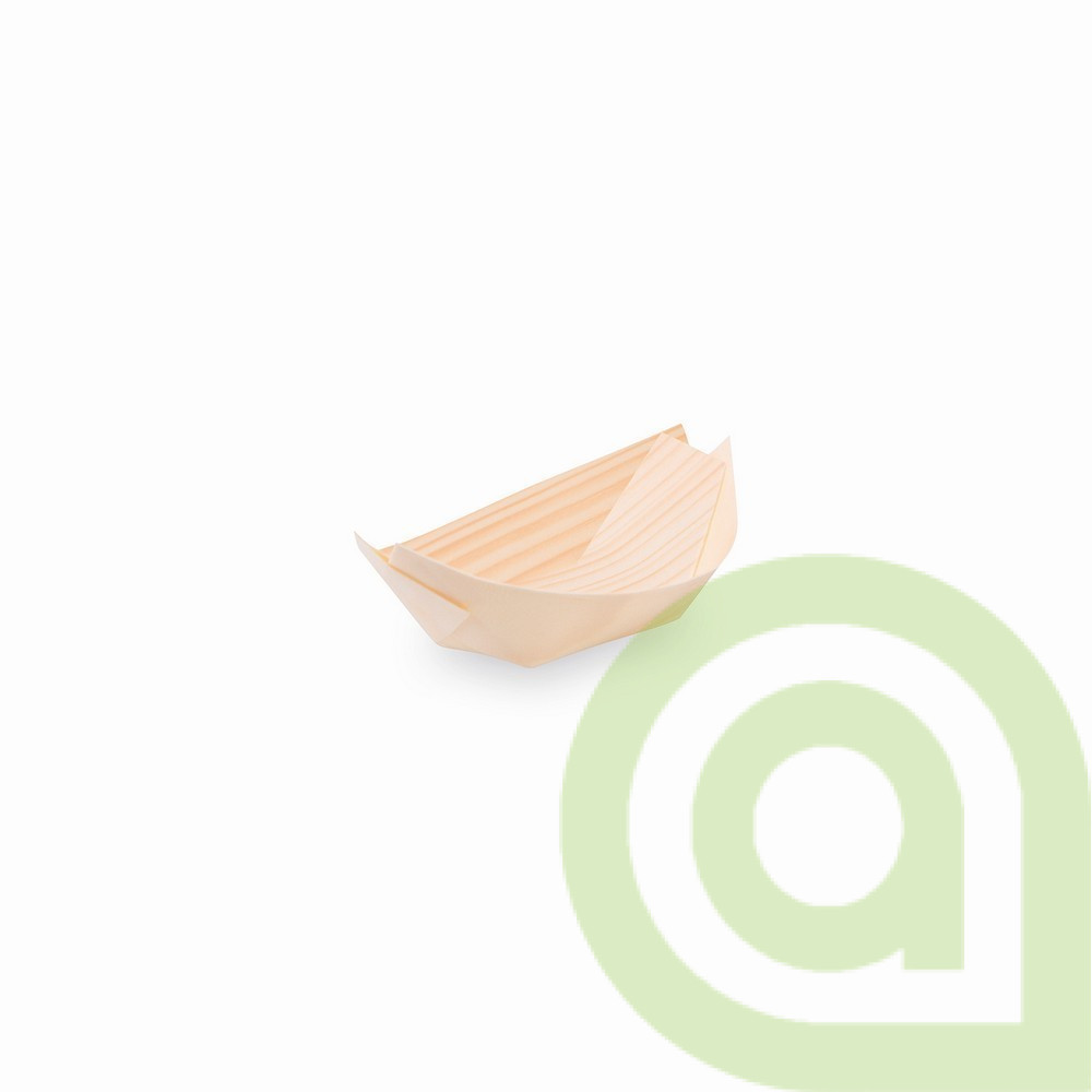 Fingerfood miska lodička 9 x 6 cm, drevo FSC 100%, 100ks