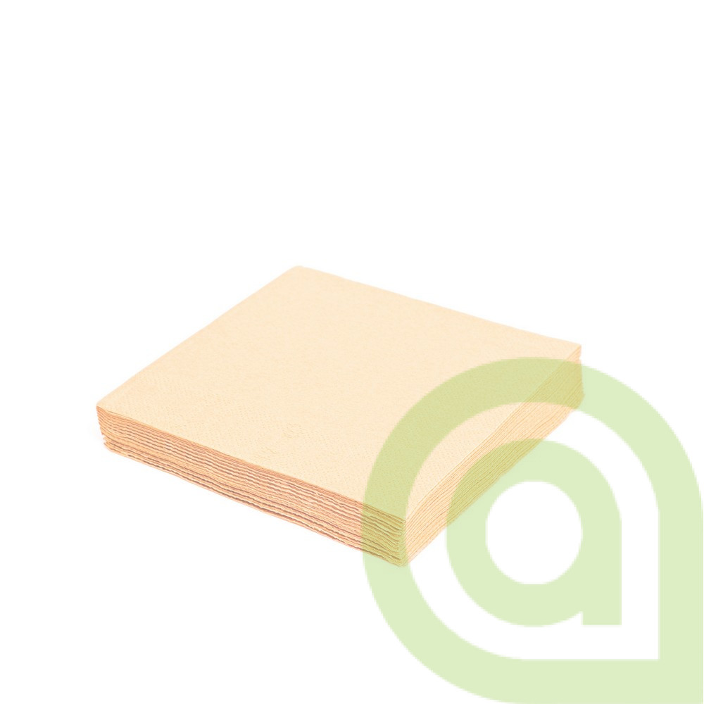 Servítky 2-vrst., 24x24cm, Béžove, 250ks