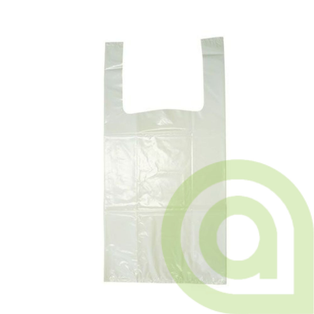 Mikrotenové tašky 8kg blok, biela, 30+16x52, 100ks