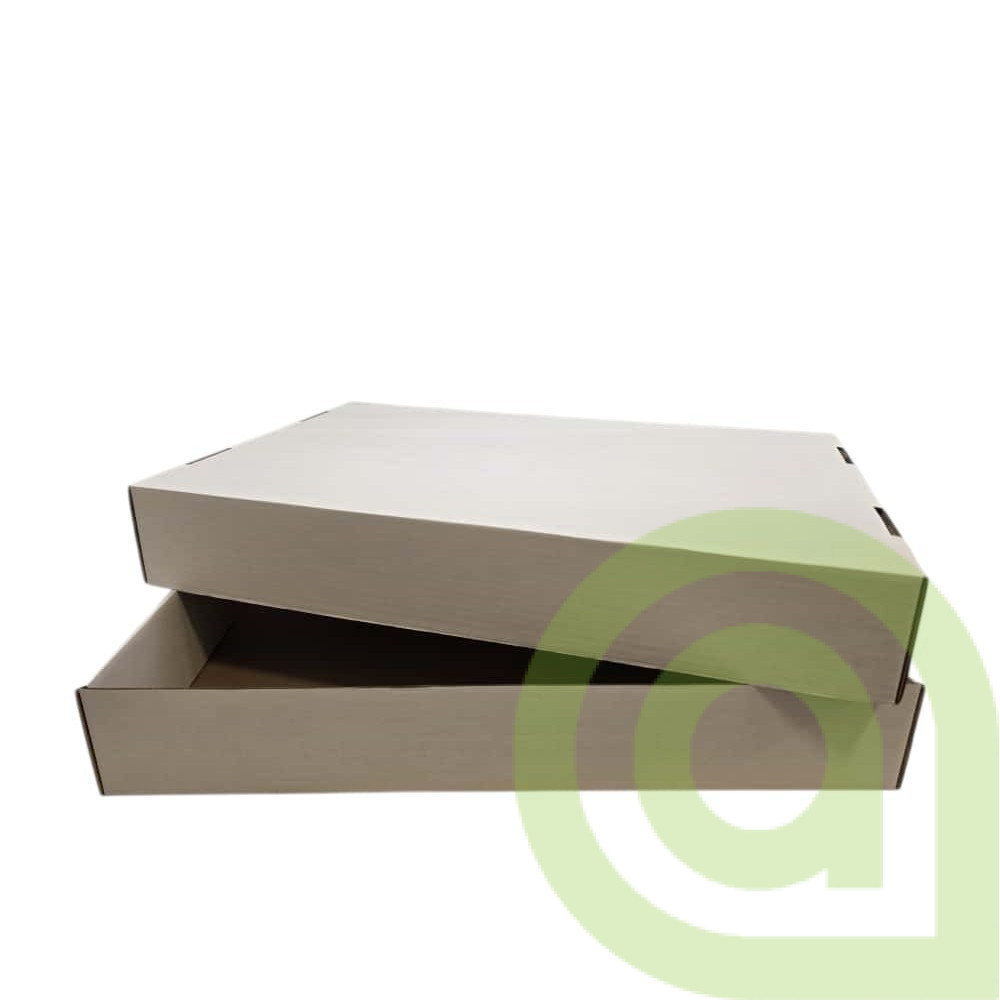 Krabica na zákusky, tortu B/H, 39x28x9cm, vrch a spodok, 50ks