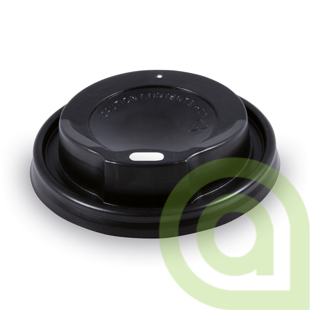 Viečko vypuklé (PS) čierne, 80mm, 100ks