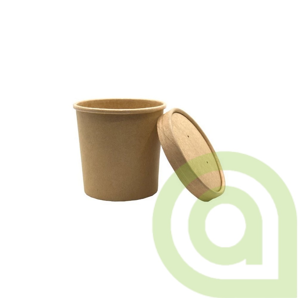 Miska na polievku kraft, 350ml/12OZ, 25ks
