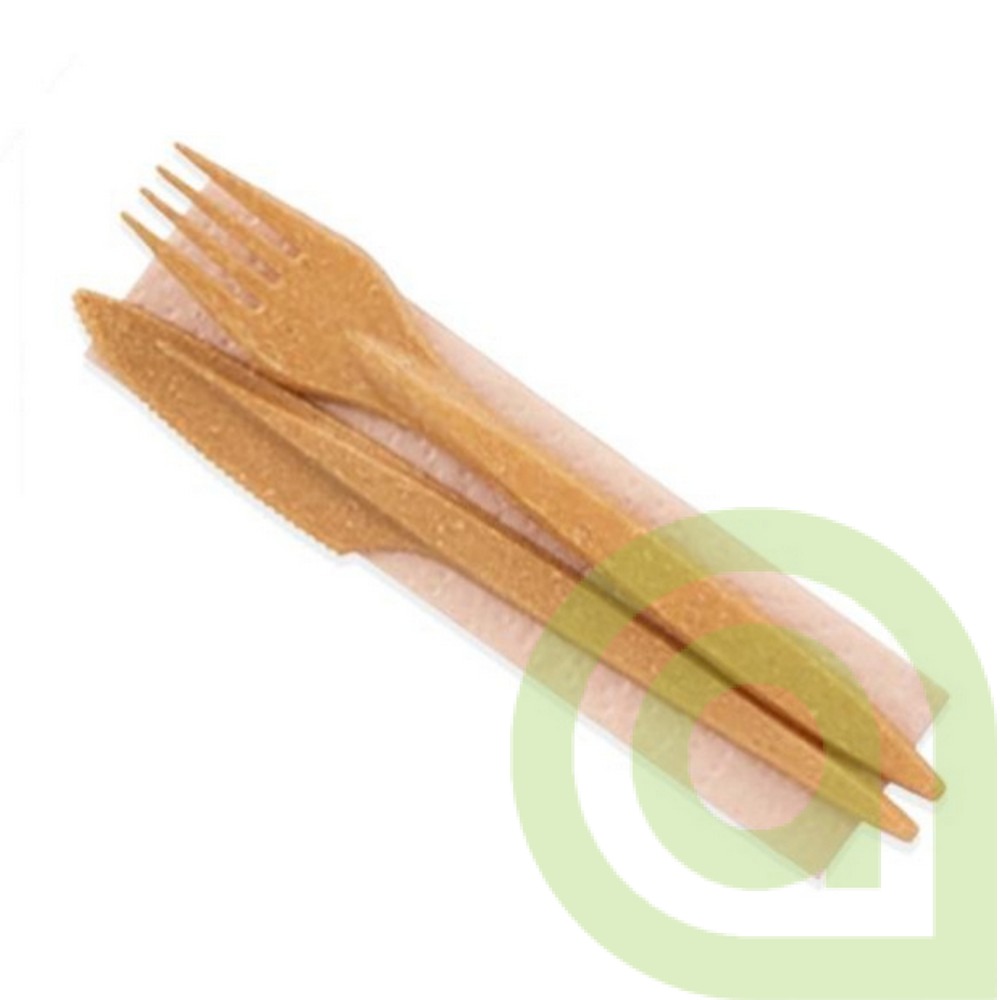 PRÍBORY SADA PREMIUM WPC, nôž + vidlička + obrúsok, 350ks