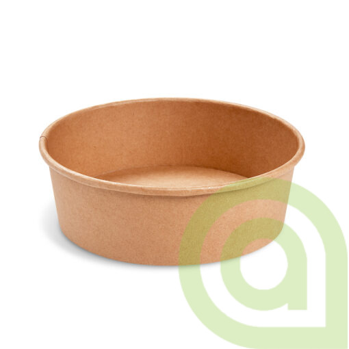 Papierová miska (FSC Mix/PE) kraft Ø185mm 1100ml [50 ks]