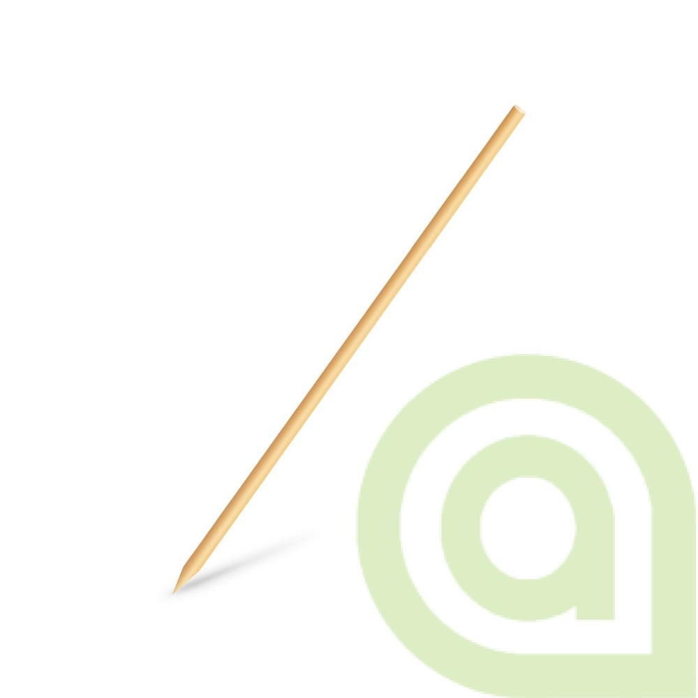 Drevené špajdle, ostré, 20cm, 100ks