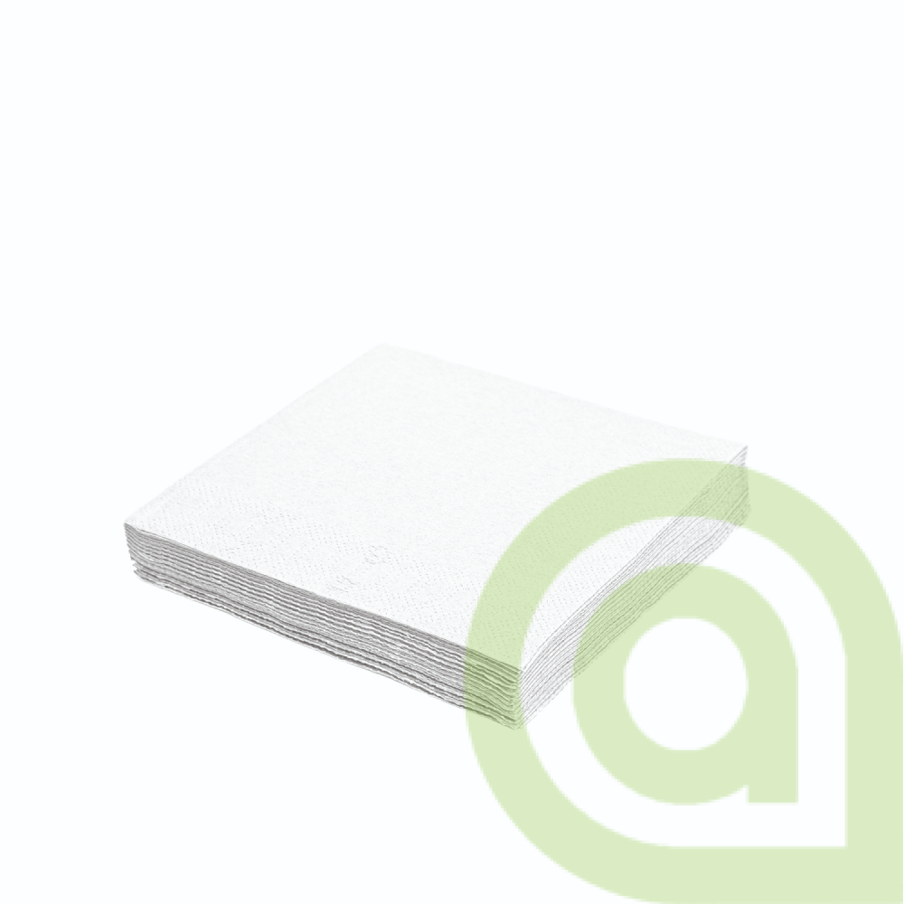 SERVÍTKY 3-VRSTVÉ 33 X 33 CM biele 250ks
