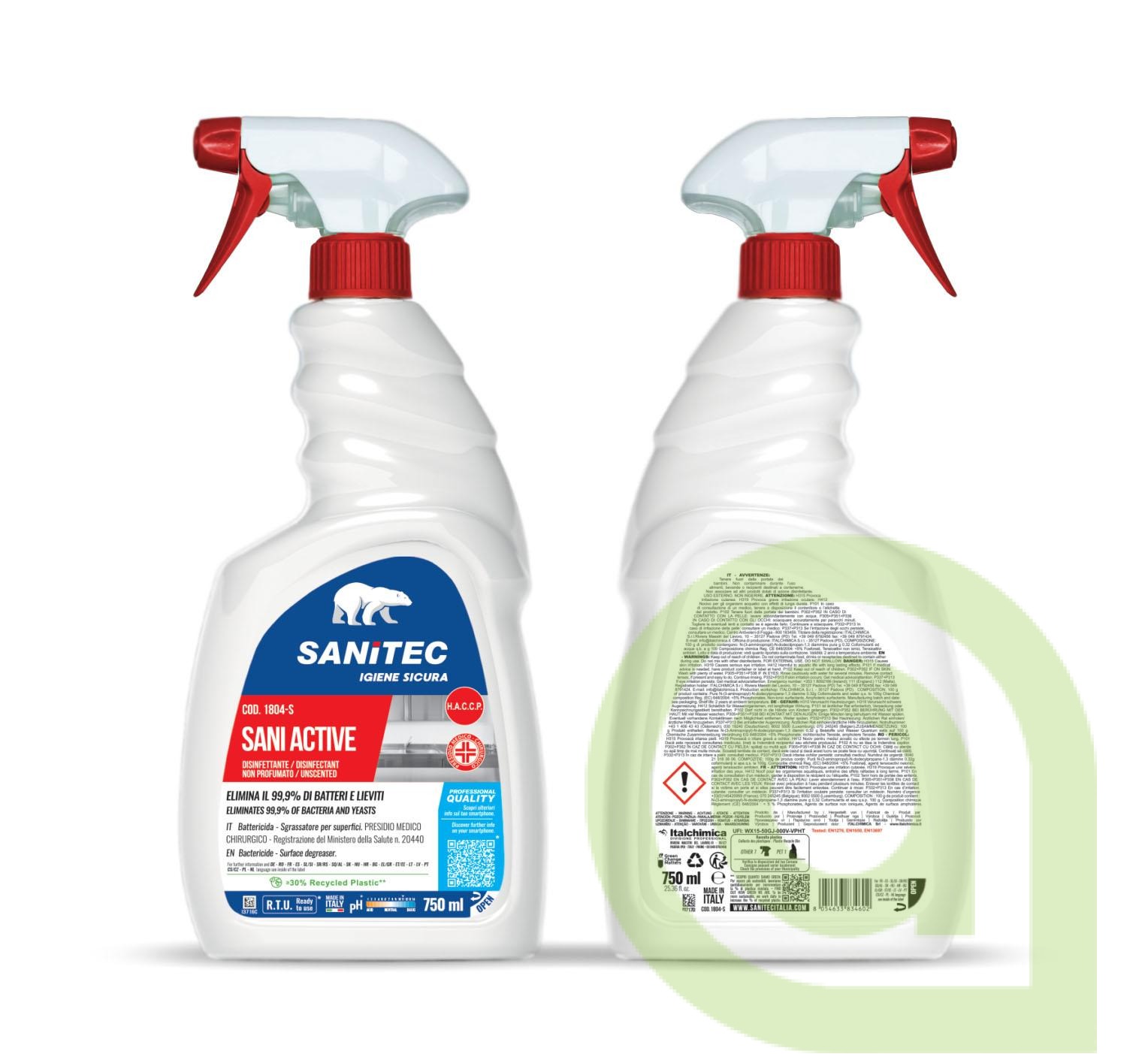 SANITEC SANI ACTIV dezinfekcia 750 ml