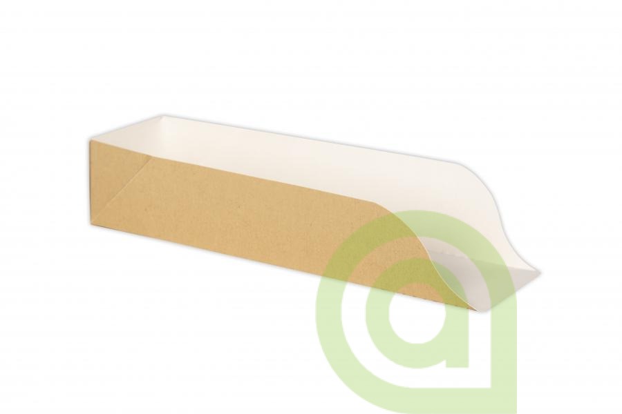 Box hot-dog 250x70x50mm hnedy 50 ks