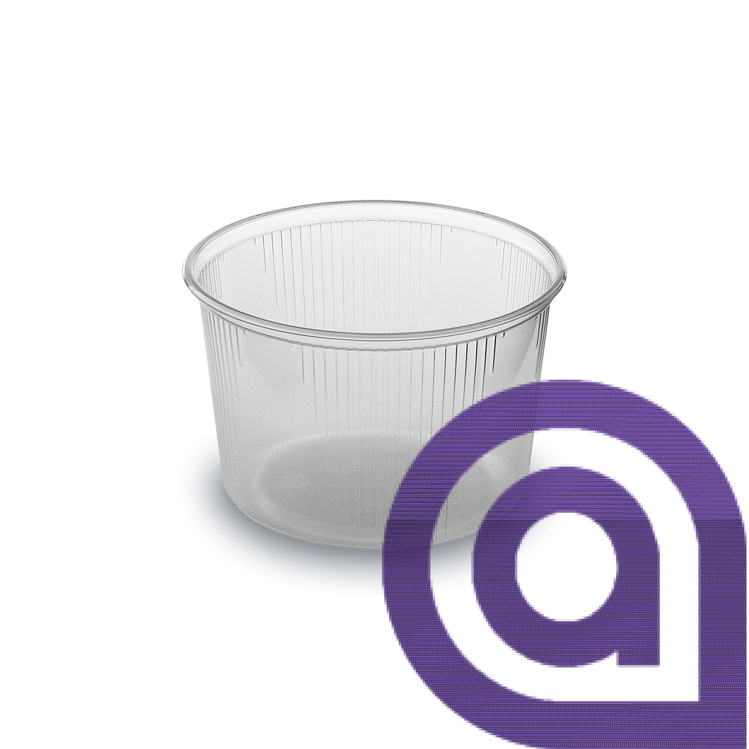 Miska (PP) okrúhla priehľadná Ø101mm 300ml [100 ks]